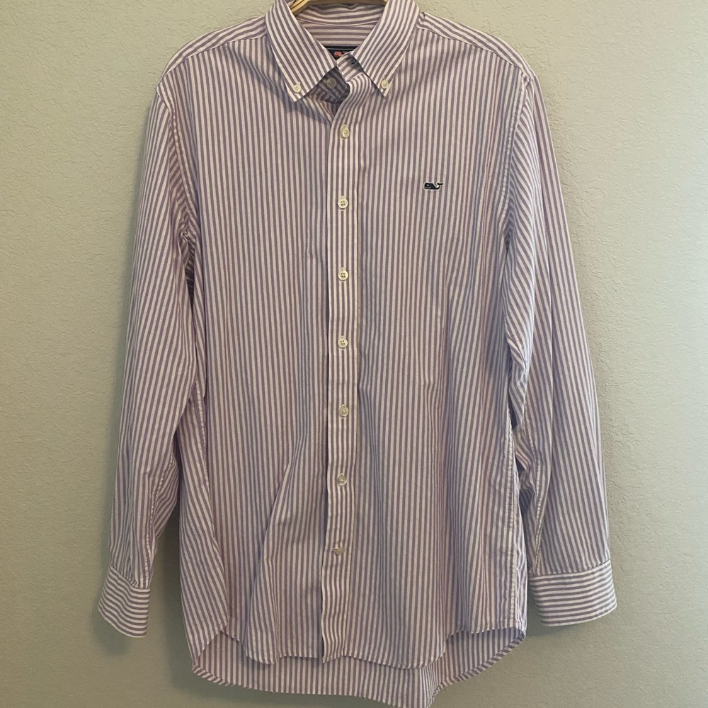 Men’s Vineyard Vines Slim-Fit Whale Shirt • M